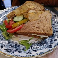 Smoked tofu sandwich (November 2022) at Scarlett's Vintage Tea Rooms in Knaresborough