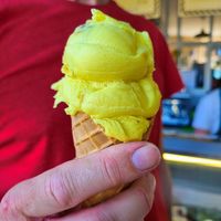 Vegan Crunchie Ice Cream at Crave Ice Cream in Ventnor