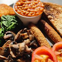 Full vegan breakfast 😋 at Maxwells Cafe Bar in Clitheroe