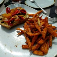Med Veg Rustic Ciabatta at Banyan Bar & Kitchen in Manchester