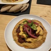 Bean crispy taco  at Santosha in Mallorca