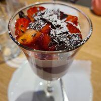 Erdbeeren in Sahneschnee Vegan at Laudis Sauerlandstuben in Meschede