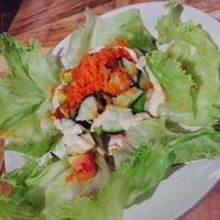 Green salad  at Bali Maitreya Cafe in Lembongan