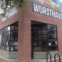Entrance at Wursthaus in Santa Ana
