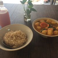 Chef's special Curry
Nutmeg Juice  at Yun Shui Ge Vegetarian House - Lebuh Armenian in Penang