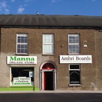 shop front at Manna Organic Store in Tralee