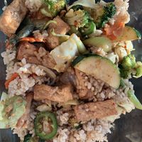 Spicy garlic tofu at Ray's Place in Anchorage