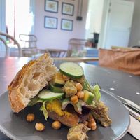 Broodje hummus   at Hofi Cas Cora in Willemstad