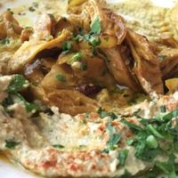 shoarma with hummus zonder hummus at Traffic in Amsterdam