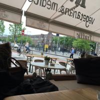 outside restaurant at Traffic in Amsterdam