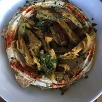 Shwarama hummus (vegan) at Traffic in Amsterdam