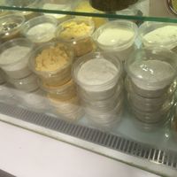 Soft cheese and egg salad  at Vtopia Market in Rishon Letsiyon