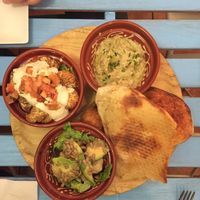 starters / entrantes at Pura Vida Vegan Bar in Madrid