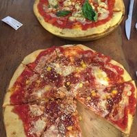 Margarita & Barbacoa at Pura Vida Vegan Bar in Madrid