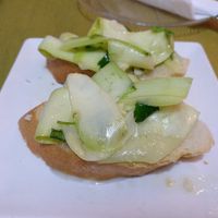 Free raw tapa at Pura Vida Vegan Bar in Madrid