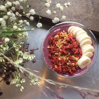 Acai bowl with goji berries at The Weekly Juicery - Old Vine St in Lexington
