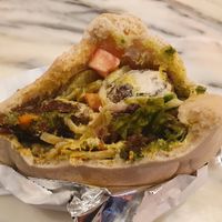 Falafel pita at Magic Falafel in North West London