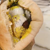 Falafel pita at Magic Falafel in North West London