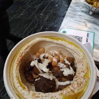 Magic Hummus at Magic Falafel in North West London