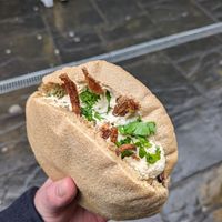 Falafel pita at Magic Falafel in North West London