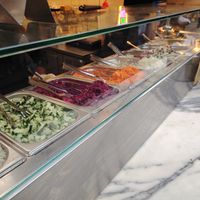 Fillings at Magic Falafel in North West London