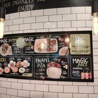 Menu, March '26 at Magic Falafel in North West London