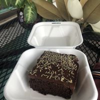 Lavender ganache brownie  at Kaya's in Kawanui