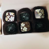 Vegan Truffles at Pizzelle's Confections in Huntsville