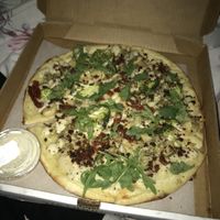 CBR pizza at Virtuous Pie  in Vancouver