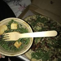 kale caesar at Virtuous Pie  in Vancouver