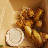 Garlic knots at Virtuous Pie  in Vancouver