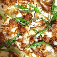 Stranger wings pizza  at Virtuous Pie  in Vancouver