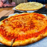 Happy hour special - margherita pizza $10  at Virtuous Pie  in Vancouver