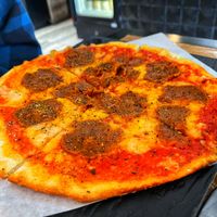 Happy hour special pepperoni $10  at Virtuous Pie  in Vancouver