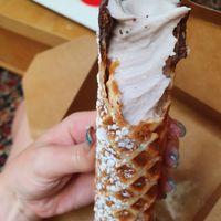 Strawberry cannoli at Virtuous Pie  in Vancouver