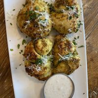 Garlic knots  at Virtuous Pie  in Vancouver