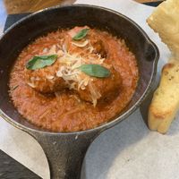 Meatball starter   at Virtuous Pie  in Vancouver