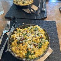 Mac and cheese skillet   at Virtuous Pie  in Vancouver
