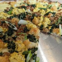 Breakfast Pizza at Virtuous Pie  in Vancouver