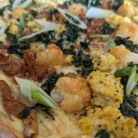 Breakfast Pizza at Virtuous Pie  in Vancouver