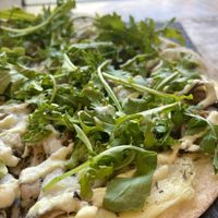 GF fungi happy hour 10"  at Virtuous Pie  in Vancouver