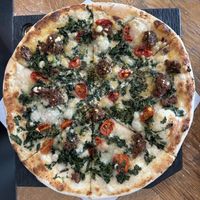 Italian pizza  at Virtuous Pie  in Vancouver