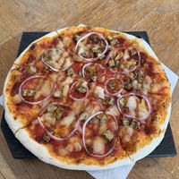 Pizza Hawaii  at Virtuous Pie  in Vancouver