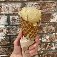 Pumpkin spice ice cream at Virtuous Pie  in Vancouver