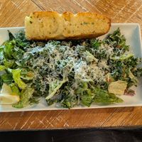 Caesars salad at Virtuous Pie  in Vancouver