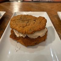 Ice cream cookie sandwich at Virtuous Pie  in Vancouver