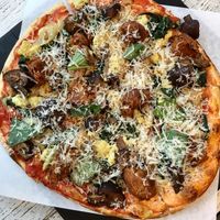 Meatball + Chèvre  at Virtuous Pie  in Vancouver