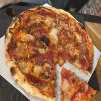 Bacon - hot honey pizza  at Virtuous Pie  in Vancouver