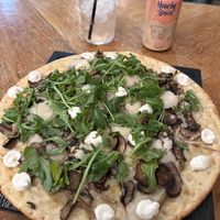 Mushroom/fungi pizza    at Virtuous Pie  in Vancouver