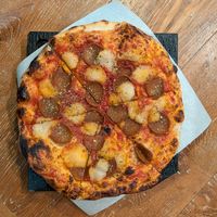 Classic Pepperoni Pizza at Virtuous Pie  in Vancouver